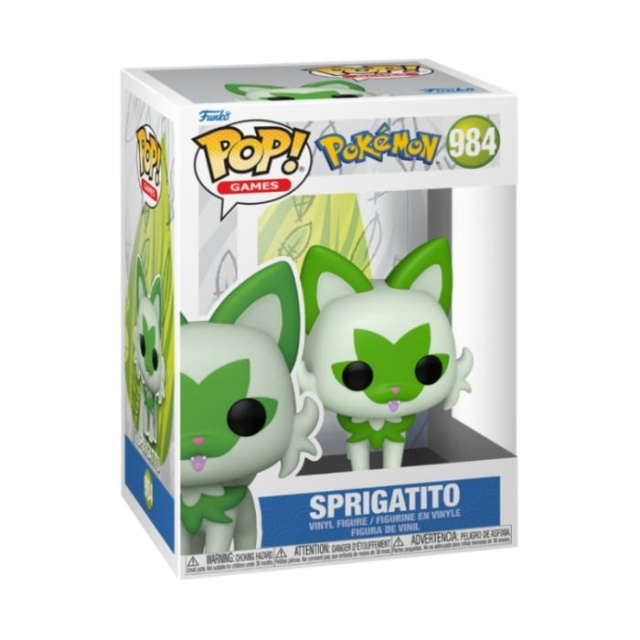 Funko Pop! Pokémon Sprigatito (75191) i gruppen SPORT, FRITID & HOBBY / Morsomme produkter / Samlerobjekter hos TP E-commerce Nordic AB (D28973)