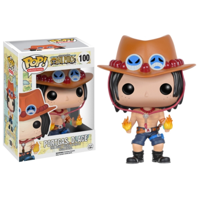 Funko Pop! One Piece Portgas D. Ace (6358) i gruppen SPORT, FRITID & HOBBY / Morsomme produkter / Samlerobjekter hos TP E-commerce Nordic AB (D28974)
