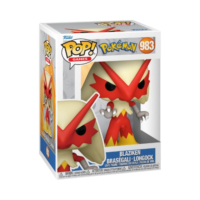 Funko Pop! Pokémon Blaziken (75189) i gruppen SPORT, FRITID & HOBBY / Morsomme produkter / Samlerobjekter hos TP E-commerce Nordic AB (D28975)