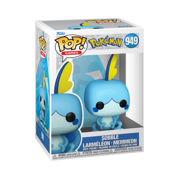 Funko Pop! Pokémon Sobble (72192) i gruppen SPORT, FRITID & HOBBY / Morsomme produkter / Samlerobjekter hos TP E-commerce Nordic AB (D28977)