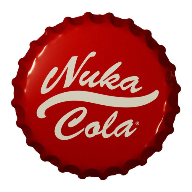 Fanatik Fallout Nuka-Cola-skilt med flaskehette i blikk i gruppen SPORT, FRITID & HOBBY / Morsomme produkter / Samlerobjekter hos TP E-commerce Nordic AB (D28985)
