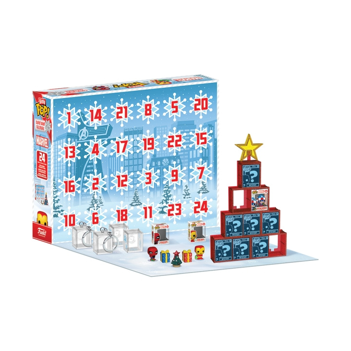 Funko Pop! Bitty nedtellingskalender Marvel Comics (87003) i gruppen LEKER, BARN OG BABY / Leker / Adventskalendere hos TP E-commerce Nordic AB (D29006)