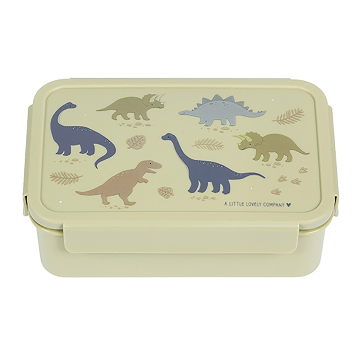 A little lovely company Bento matboks - Dinosaurer - 22 x 7,5 x 14,5 cm i gruppen LEKER, BARN OG BABY / Spise & drikke / Barneserviser hos TP E-commerce Nordic AB (D29011)