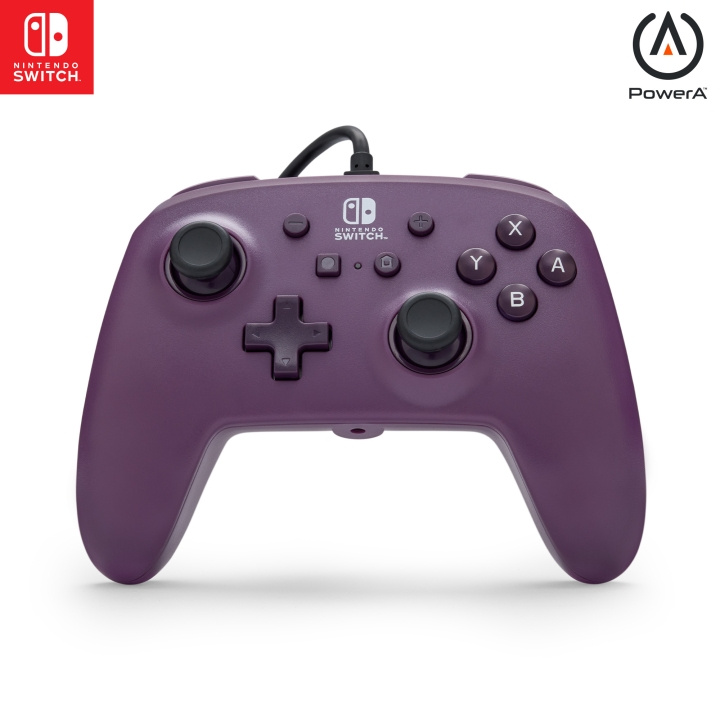 PowerA Enhanced Wired Controller for Nintendo Switch - Galaxy Purple i gruppen Elektronikk / TV-spill & tilbehør / Nintendo Switch hos TP E-commerce Nordic AB (D29012)
