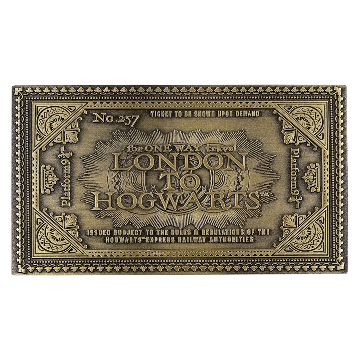 Fanatik Harry Potter-kopi av Galtvort-togbillett i begrenset utgave i gruppen SPORT, FRITID & HOBBY / Morsomme produkter / Samlerobjekter hos TP E-commerce Nordic AB (D29016)