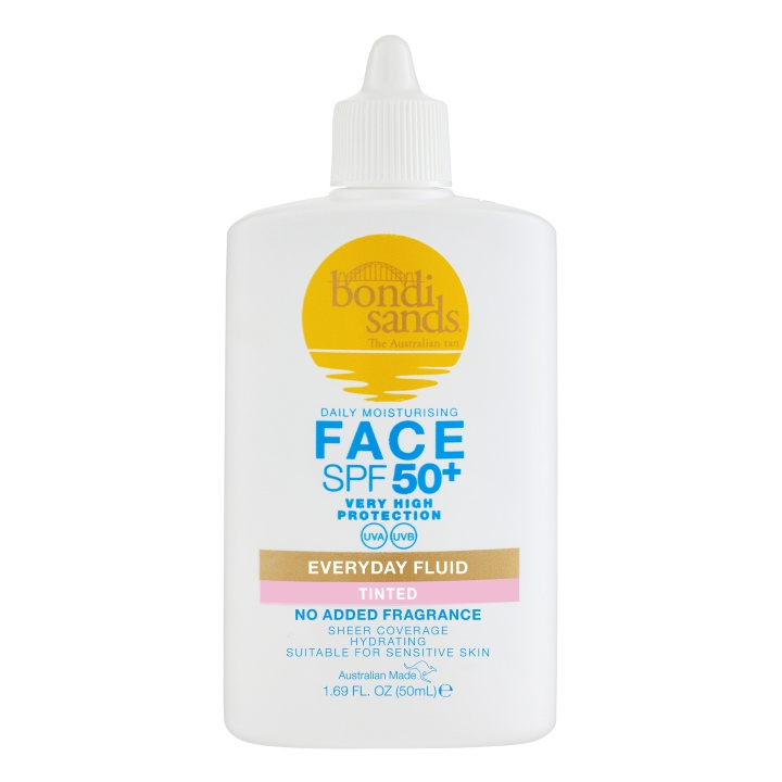 Bondi Sands SPF50+ Everyday Tinted Face Fluid 50 ml i gruppen HELSE OG SKJØNNHET / Hudpleie / Soling / Solkrem hos TP E-commerce Nordic AB (D29139)