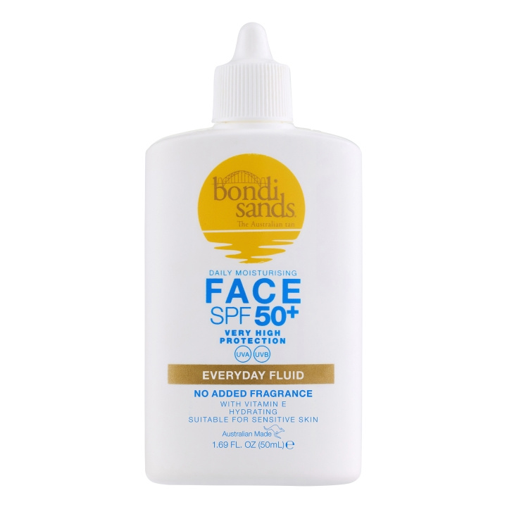Bondi Sands SPF50+ Everyday Face Fluid 50 ml i gruppen HELSE OG SKJØNNHET / Hudpleie / Soling / Solkrem hos TP E-commerce Nordic AB (D29140)