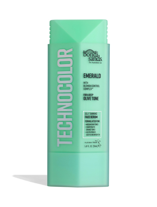 Bondi Sands Technocolor Emerald Face Self Tan Serum - Emerald 30 ml i gruppen HELSE OG SKJØNNHET / Hudpleie / Soling / Brun uten sol hos TP E-commerce Nordic AB (D29141)