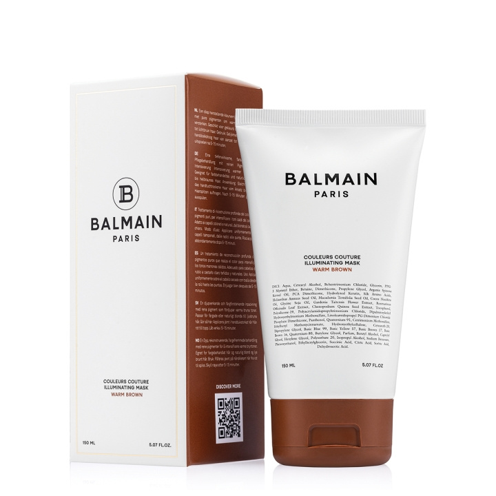 Balmain Hair Couleurs Couture Illuminating Mask - Varm brun - 150 ml i gruppen HELSE OG SKJØNNHET / Hår & styling / Hårpleie / Hårmaske hos TP E-commerce Nordic AB (D29149)