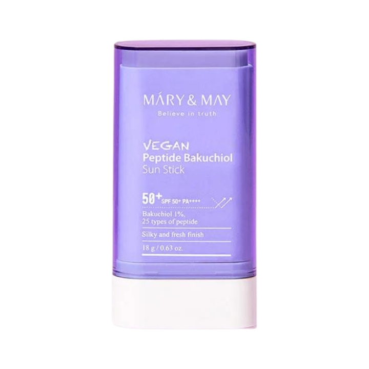 Mary&May Vegan Peptide Bakuchiol Sun Stick SPF50+ PA++++ - 18 g i gruppen HELSE OG SKJØNNHET / Hudpleie / Soling / Solkrem hos TP E-commerce Nordic AB (D29272)