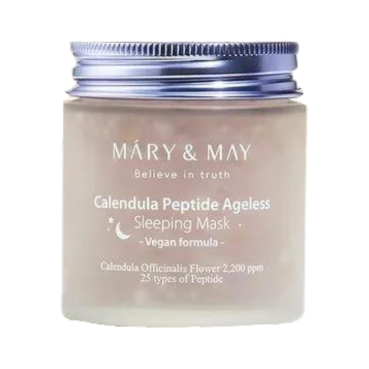 Mary&May Calendula Peptide Ageless Sleeping Mask - 110 g i gruppen HELSE OG SKJØNNHET / Hudpleie / Ansikt / Masker hos TP E-commerce Nordic AB (D29273)