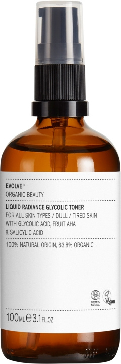 Evolve Beauty Evolve - Liquid Radiance Glycolic Toner 100 ml i gruppen HELSE OG SKJØNNHET / Hudpleie / Ansikt / Rengjøring hos TP E-commerce Nordic AB (D29403)