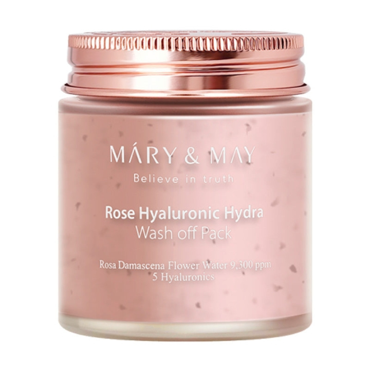 Mary&May Rose Hyaluronic Hydra Wash Off Pack - 125 gram i gruppen HELSE OG SKJØNNHET / Hudpleie / Ansikt / Masker hos TP E-commerce Nordic AB (D29414)