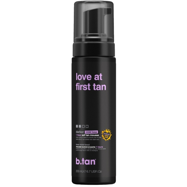 b.tan Love At First Tan Tan Mousse 200 ml i gruppen HELSE OG SKJØNNHET / Hudpleie / Soling / Brun uten sol hos TP E-commerce Nordic AB (D29426)