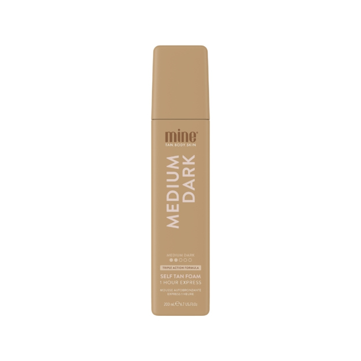 minetan Tan Foam 200 ml - Medium Dark i gruppen HELSE OG SKJØNNHET / Hudpleie / Soling / Brun uten sol hos TP E-commerce Nordic AB (D29445)