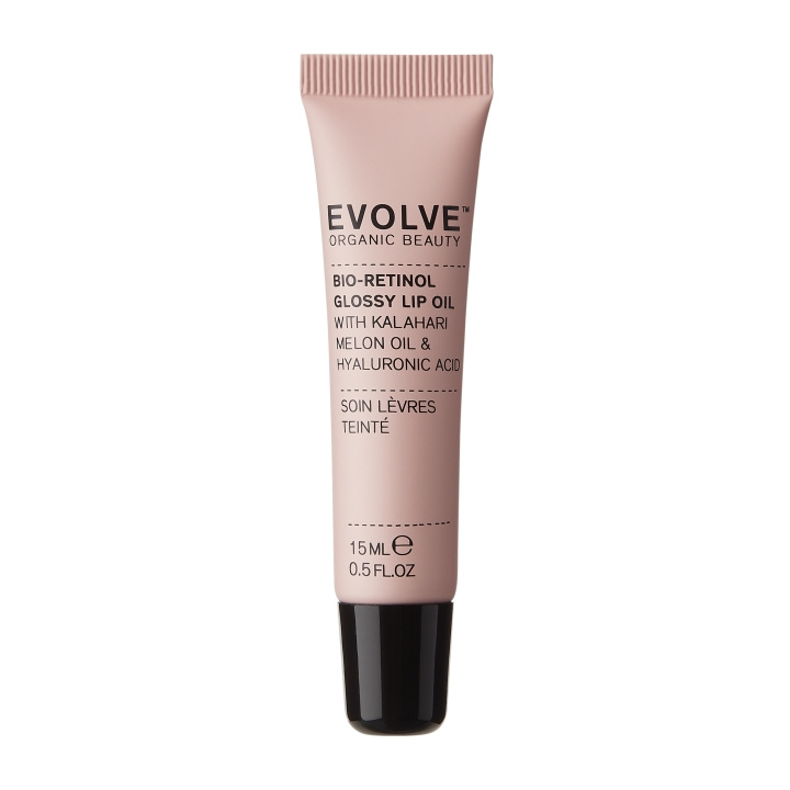 Evolve Beauty Bio-Retinol Glossy Lip Oil 15 ml - Soft Pink i gruppen HELSE OG SKJØNNHET / Makeup / Lepper / Lipgloss / Plumper hos TP E-commerce Nordic AB (D29475)