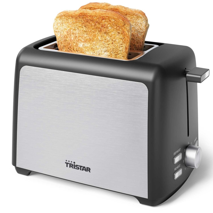 Tristar Brödrost BR-1058 Rostfri 2 skivors 800W i gruppen HJEM, HUS OG HAGE / Husholdningsapparater / Brødristere og toastjern / Brødristere hos TP E-commerce Nordic AB (D29498)