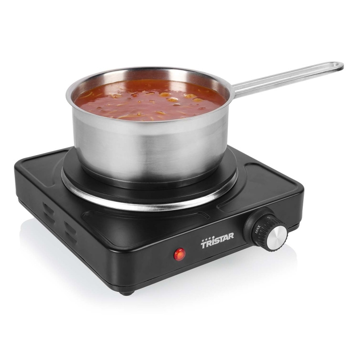 Tristar Kokplatta enkel KP-6151 1500W 18,5cm i gruppen HJEM, HUS OG HAGE / Husholdningsapparater / Benkkomfyrer og kokeplater hos TP E-commerce Nordic AB (D29501)