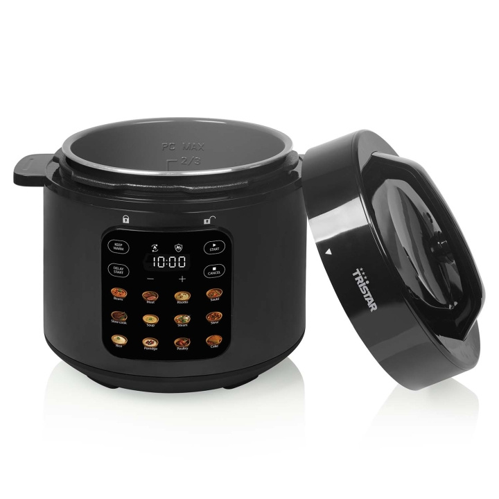 Tristar Tryckkokare 6l RK-6160 1000W Digital 12 Prog i gruppen HJEM, HUS OG HAGE / Kjøkkenutstyr / Annet kjøkkenutstyr hos TP E-commerce Nordic AB (D29503)