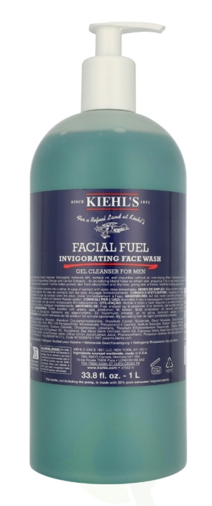 Kiehl\'s Men Facial Fuel Energizing Face Wash 1000 ml i gruppen HELSE OG SKJØNNHET / Hudpleie / Ansikt / Rengjøring hos TP E-commerce Nordic AB (D29569)