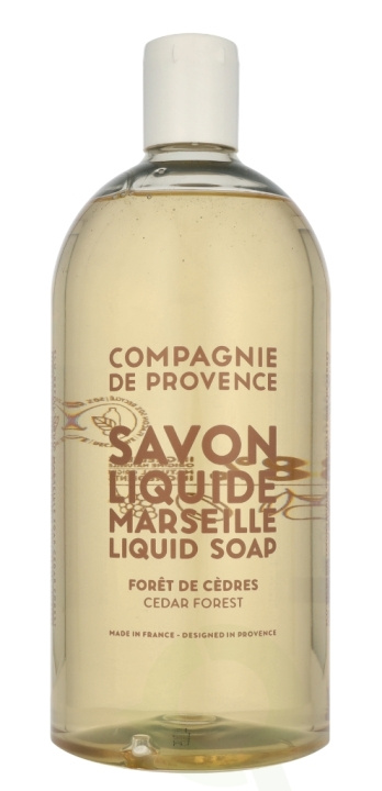 Compagnie De Provence Liquid Marseille Soap Refill 1000 ml Cedar Forest i gruppen HELSE OG SKJØNNHET / Hudpleie / Kroppspleie / Duftsåpe hos TP E-commerce Nordic AB (D29577)