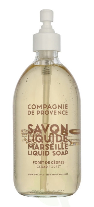 Compagnie De Provence Liquid Marseille Soap 495 ml Cedar Forest i gruppen HELSE OG SKJØNNHET / Hudpleie / Kroppspleie / Duftsåpe hos TP E-commerce Nordic AB (D29578)