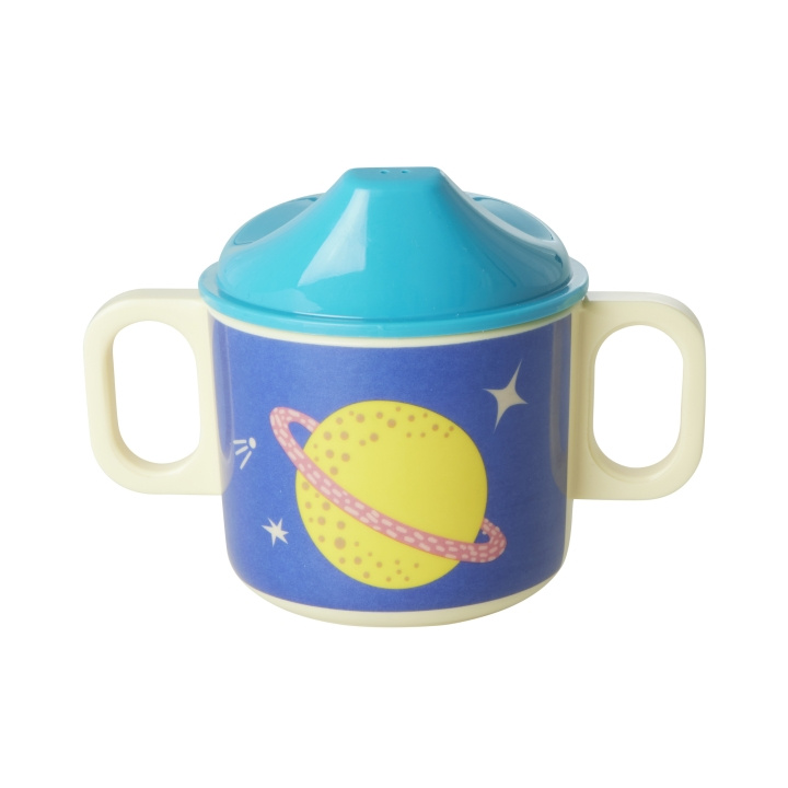 RICE babykopp med 2 håndtak - Galaxy Print i gruppen LEKER, BARN OG BABY / Spise & drikke / Barneserviser hos TP E-commerce Nordic AB (D29662)