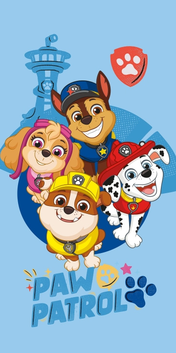 Paw Patrol Gutt - Badehåndkle - 70x140 cm (8014785) i gruppen LEKER, BARN OG BABY / Babyprodukter / Bad hos TP E-commerce Nordic AB (D29695)