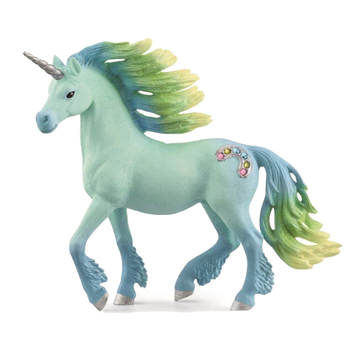 Schleich Bayala - Marshmallow Enhjørning Hingst (70722) i gruppen LEKER, BARN OG BABY / Leker / Figurer, miniatyrer og tilbehør hos TP E-commerce Nordic AB (D29701)