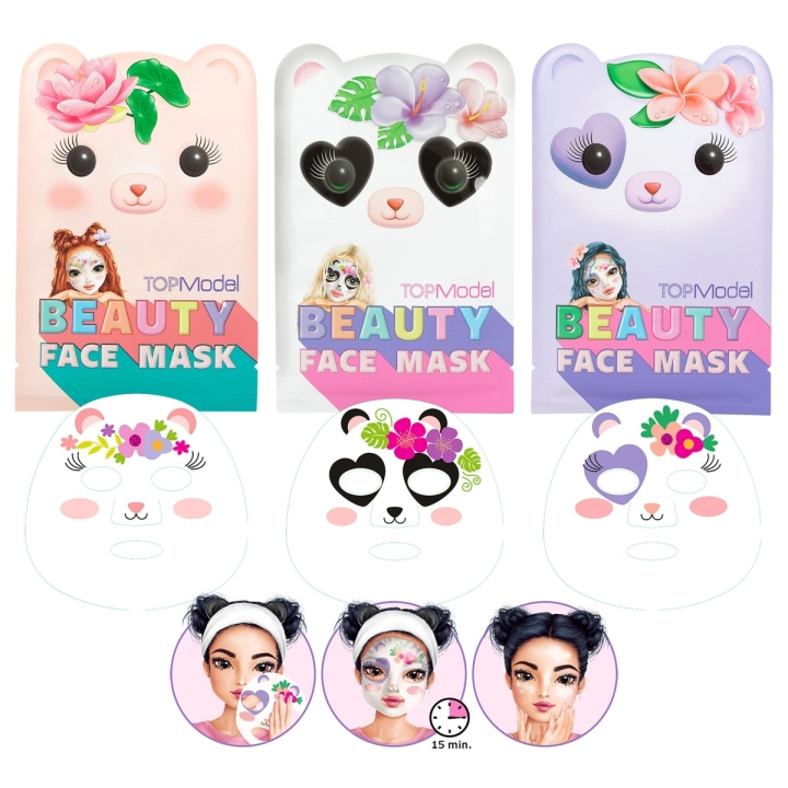 TOPModel (Bundle) TOPModel - Ansiktsmaske Animal BEAUTY and ME ( 0412824 ) i gruppen LEKER, BARN OG BABY / Leker / Håndtverk hos TP E-commerce Nordic AB (D29718)