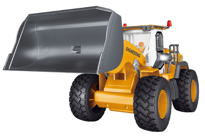MX R/C Constructions Bulldozer R/C 1:18 2,4 GHz, 3,7 V Li-Ion, 9 kanaler (471469) i gruppen LEKER, BARN OG BABY / Radiostyrt / Annet radiostyrt hos TP E-commerce Nordic AB (D29757)