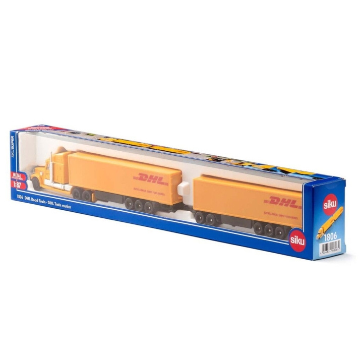 SIKU 1:87 Dhl Road Train - (313-1806) i gruppen LEKER, BARN OG BABY / Leker / Lekebiler hos TP E-commerce Nordic AB (D29766)