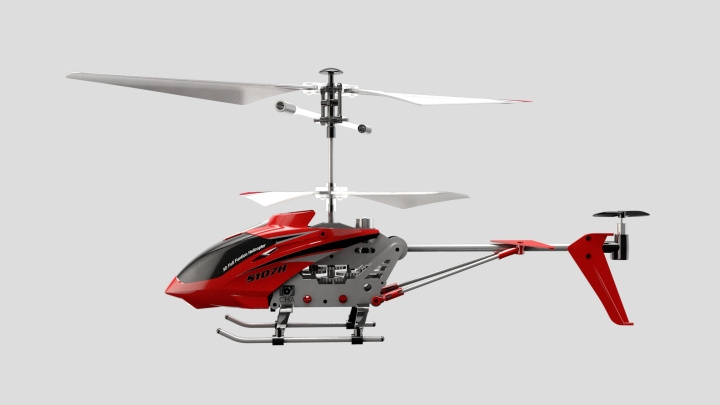 Syma R/C S107H Helikopter 2,4 GHz 23 cm rød - (50402) i gruppen LEKER, BARN OG BABY / Radiostyrt / Annet radiostyrt hos TP E-commerce Nordic AB (D29770)