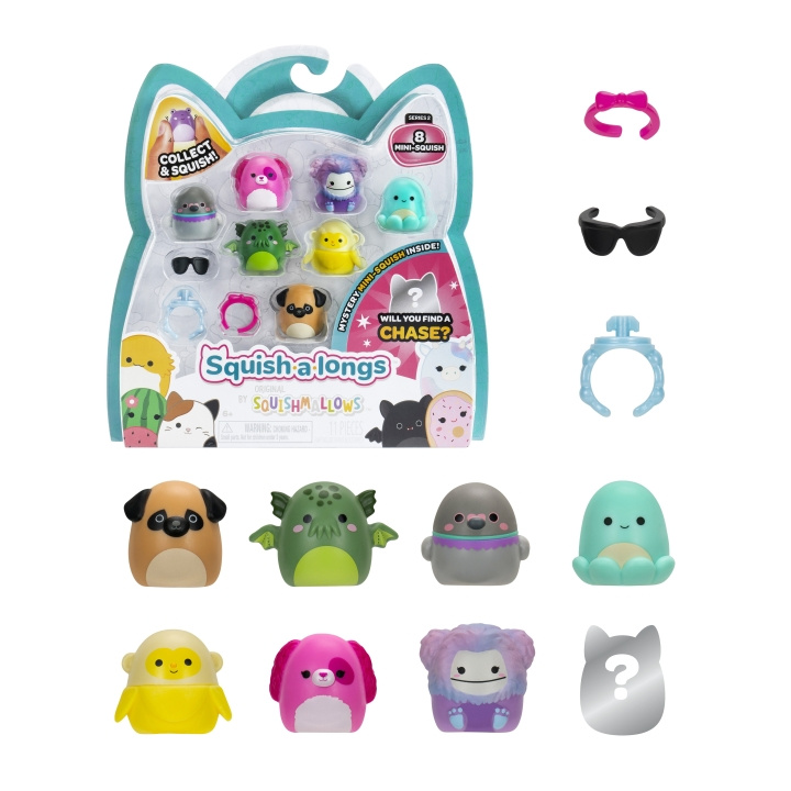 Squishalongs 2.5 cm 8-pakning S2 - Stil 1 i gruppen LEKER, BARN OG BABY / Leker / Figurer, miniatyrer og tilbehør hos TP E-commerce Nordic AB (D29771)