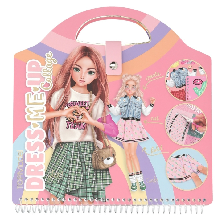 TOPModel Dress Me Up Collage Book - (413574) i gruppen LEKER, BARN OG BABY / Leker / Håndtverk hos TP E-commerce Nordic AB (D29774)