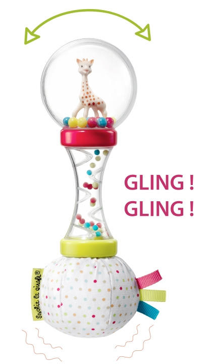 Sophie la Girafe Myk maracas rangle (010168) i gruppen LEKER, BARN OG BABY / Babyleker (0-3 år) / Aktivitetsleker hos TP E-commerce Nordic AB (D29795)