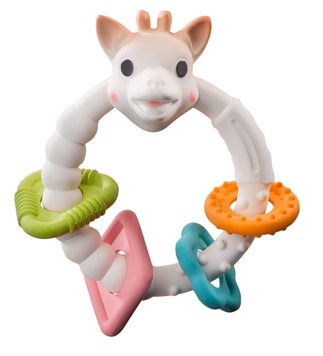 Sophie la Girafe Bidering med farger (220120) i gruppen LEKER, BARN OG BABY / Babyprodukter / Smokker & Tannringer hos TP E-commerce Nordic AB (D29799)