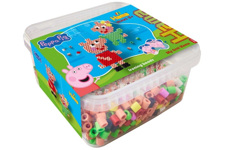 Peppa Pig Hama - Maxi perler Peppa Pig & lillesøster (388755) i gruppen LEKER, BARN OG BABY / Leker / Håndtverk hos TP E-commerce Nordic AB (D29802)