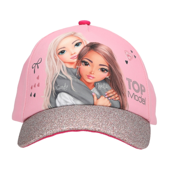 TOPModel Trykt cap med glitter MY BFF - Rosa (413512) i gruppen SPORT, FRITID & HOBBY / Tilbehør / Luer og capser hos TP E-commerce Nordic AB (D29813)