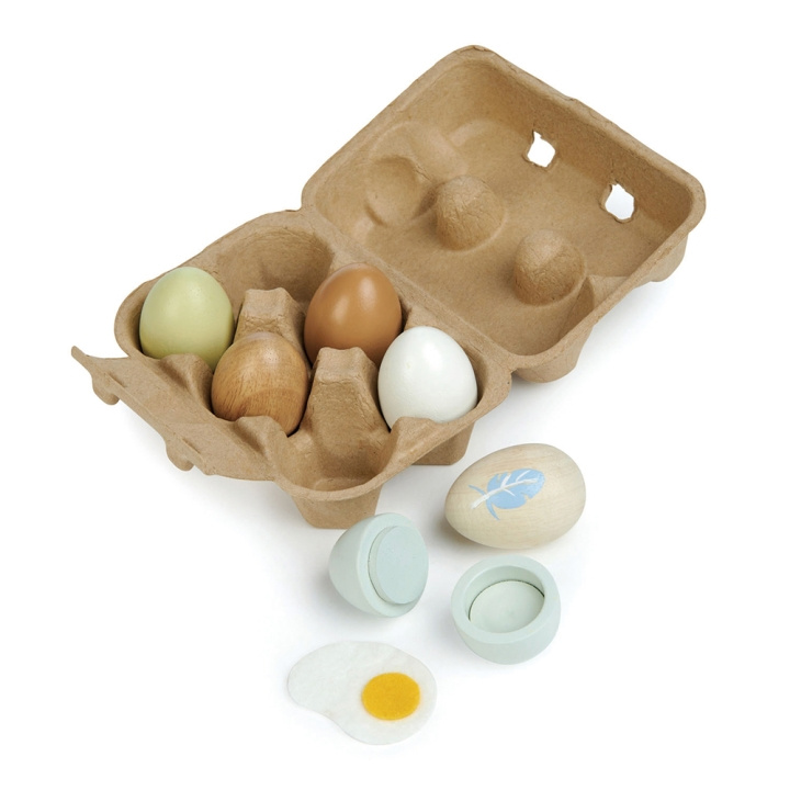 Tender Leaf Egg i tre i brett - (TL8285) i gruppen LEKER, BARN OG BABY / Leker / Lekesett hos TP E-commerce Nordic AB (D29832)