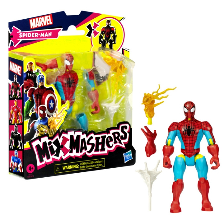 Marvel Spider-Man Mix Mashers Actionfigur (F9213) i gruppen LEKER, BARN OG BABY / Leker / Figurer, miniatyrer og tilbehør hos TP E-commerce Nordic AB (D29836)