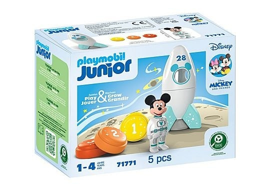 Playmobil Mikke Mus\' raketteventyr i verdensrommet (71771) i gruppen LEKER, BARN OG BABY / Leker / Figurer, miniatyrer og tilbehør hos TP E-commerce Nordic AB (D29849)