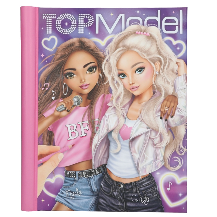 TOPModel Fargeleggingsbok med LED og lyd MY BFF (413722) i gruppen LEKER, BARN OG BABY / Leker / Håndtverk hos TP E-commerce Nordic AB (D29854)