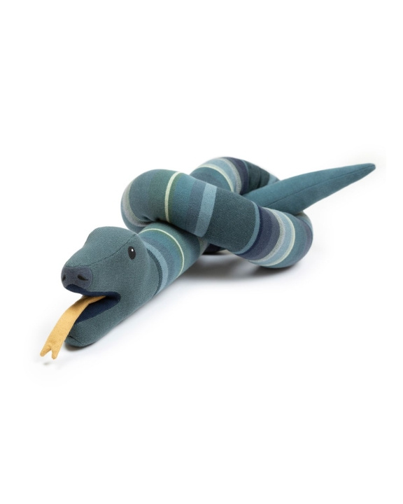 Smallstuff Pute leketøy Animal Snake - Multi Green/Blue i gruppen LEKER, BARN OG BABY / Babyleker (0-3 år) / Kosedyr hos TP E-commerce Nordic AB (D29860)