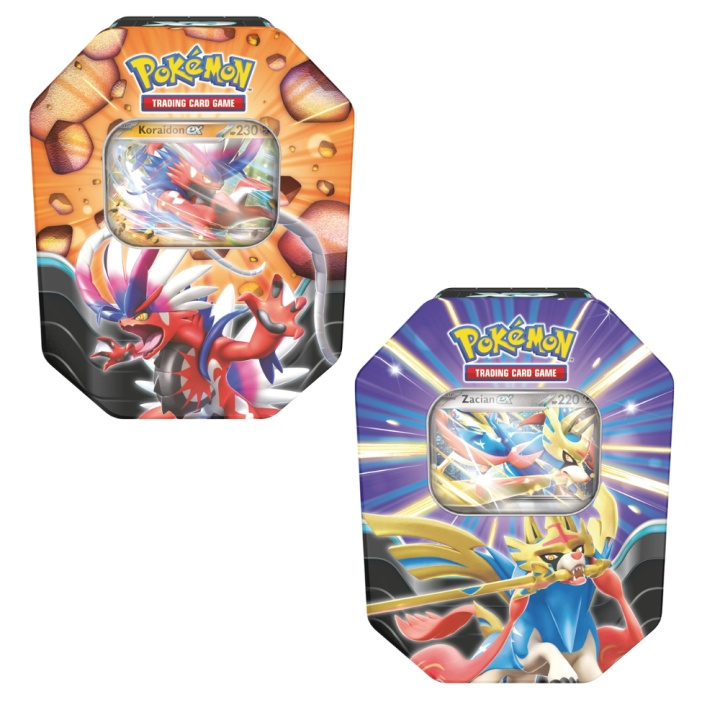 Pokémon Tin Summer EX Slashing Legends (POK10377) i gruppen LEKER, BARN OG BABY / Spill / Kortspill hos TP E-commerce Nordic AB (D29906)