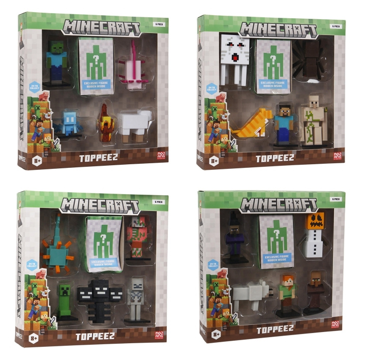 MINECRAFT 3D-figur 6-pakning Deluxe-eske asst (2060MC) i gruppen LEKER, BARN OG BABY / Leker / Figurer, miniatyrer og tilbehør hos TP E-commerce Nordic AB (D29926)