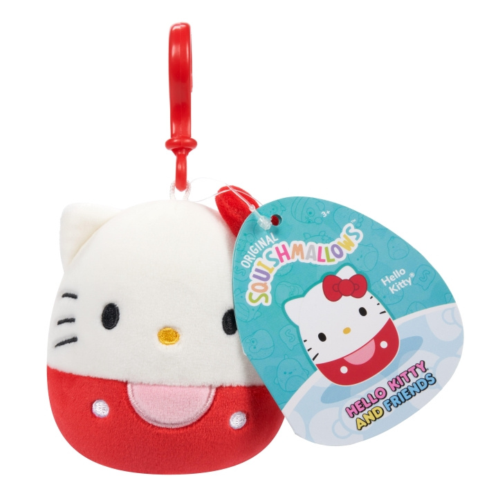 Squishmallows 9 cm Hello Kitty og venner med klips - Hello Kitty i gruppen LEKER, BARN OG BABY / Babyleker (0-3 år) / Kosedyr hos TP E-commerce Nordic AB (D29938)