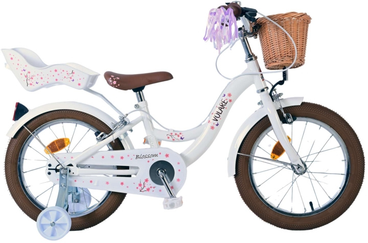 Volare Barnesykkel Blossom 16 CB hvit (51653) i gruppen LEKER, BARN OG BABY / Uteleker / Sykler & sparkesykler hos TP E-commerce Nordic AB (D29966)