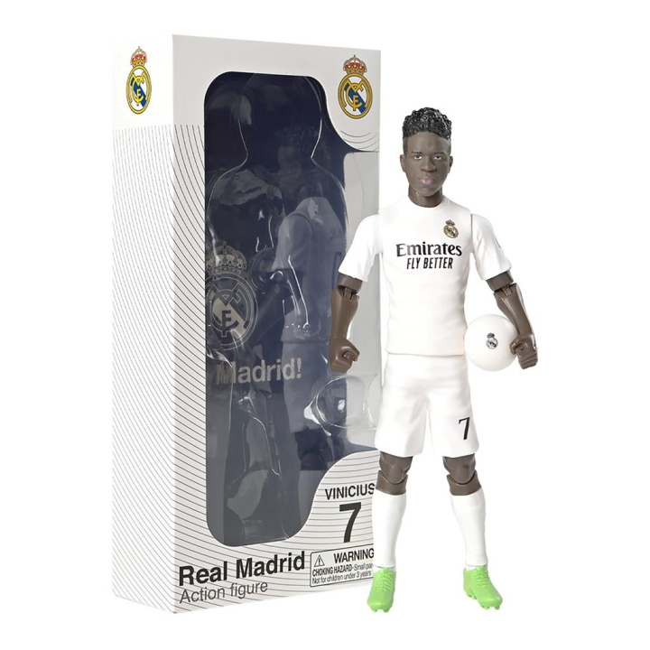 Socker Real Madrid Vinicius Junior 20 cm (83606) i gruppen LEKER, BARN OG BABY / Leker / Figurer, miniatyrer og tilbehør hos TP E-commerce Nordic AB (D29970)