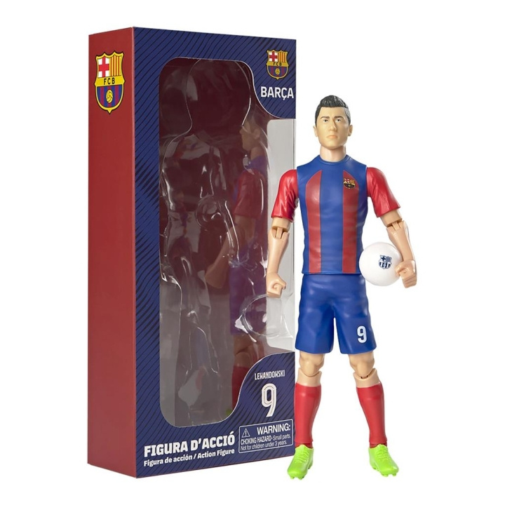 Socker FC Barcelona Robert Lewandowski 20 cm (83569) i gruppen LEKER, BARN OG BABY / Leker / Figurer, miniatyrer og tilbehør hos TP E-commerce Nordic AB (D29971)